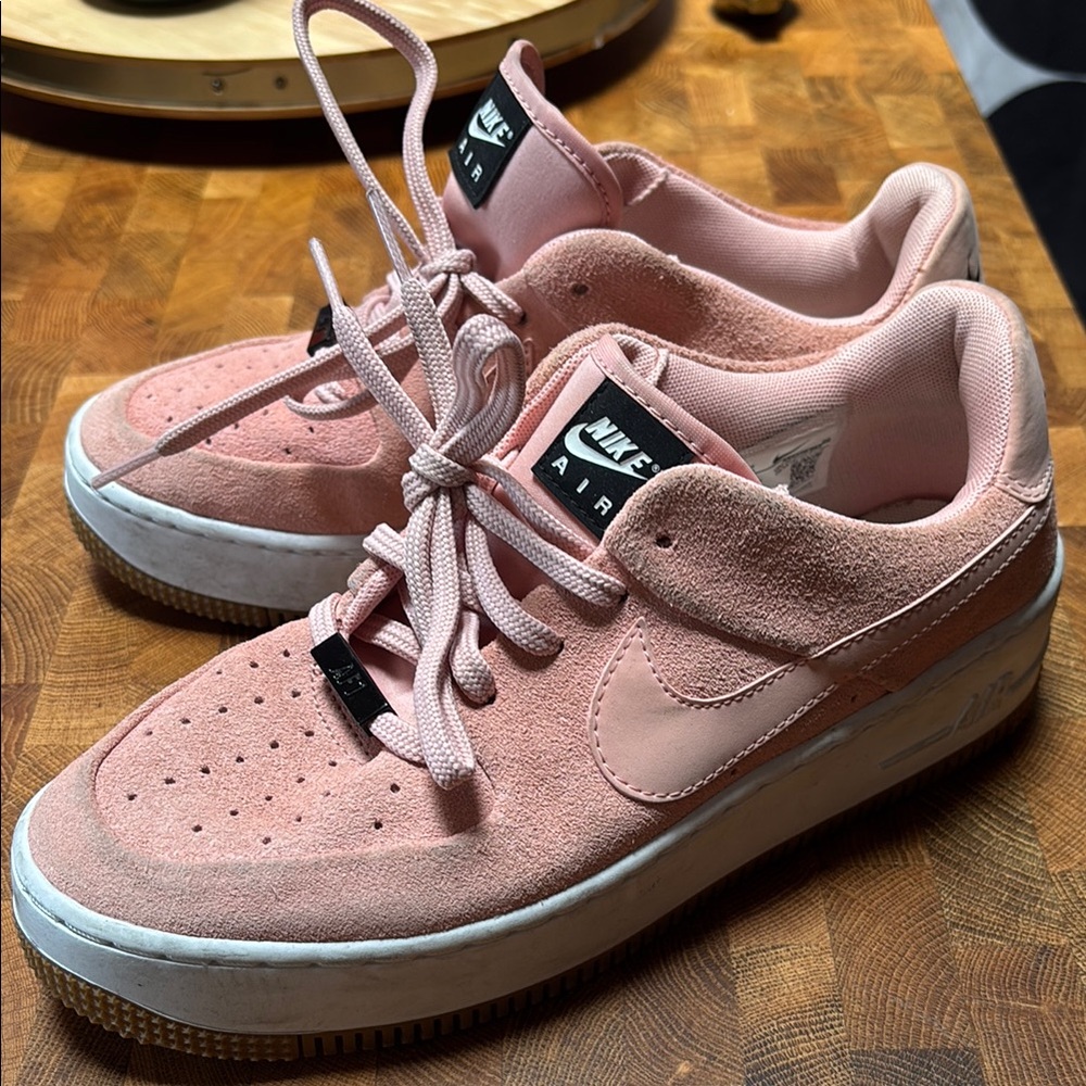 Nike Air Pink Suede Shoes